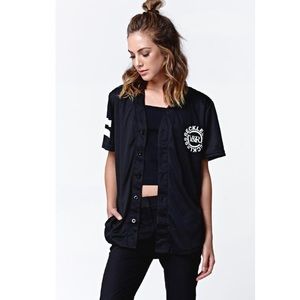 Young & Reckless Baseball Button Down Jersey